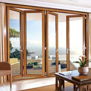 WOOD ALUMINUM BIFOLD DOOR