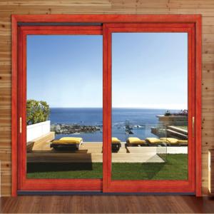 WOOD ALUMINUM LIFT & SLIDE DOOR